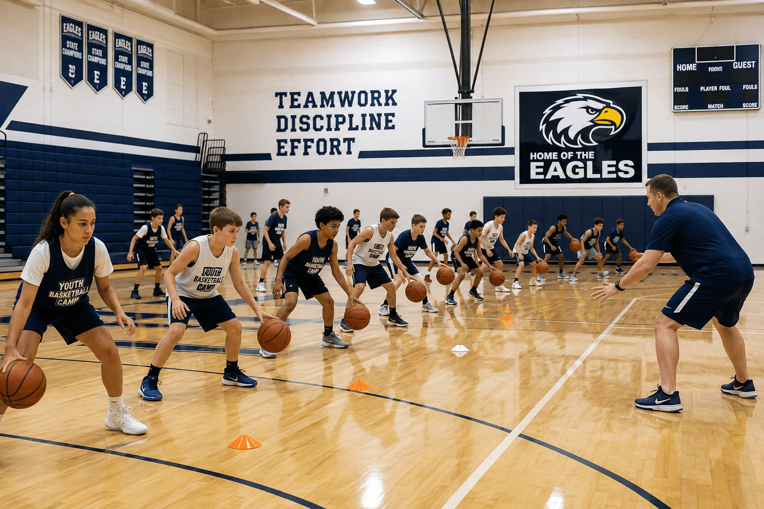 Youth basketball camp