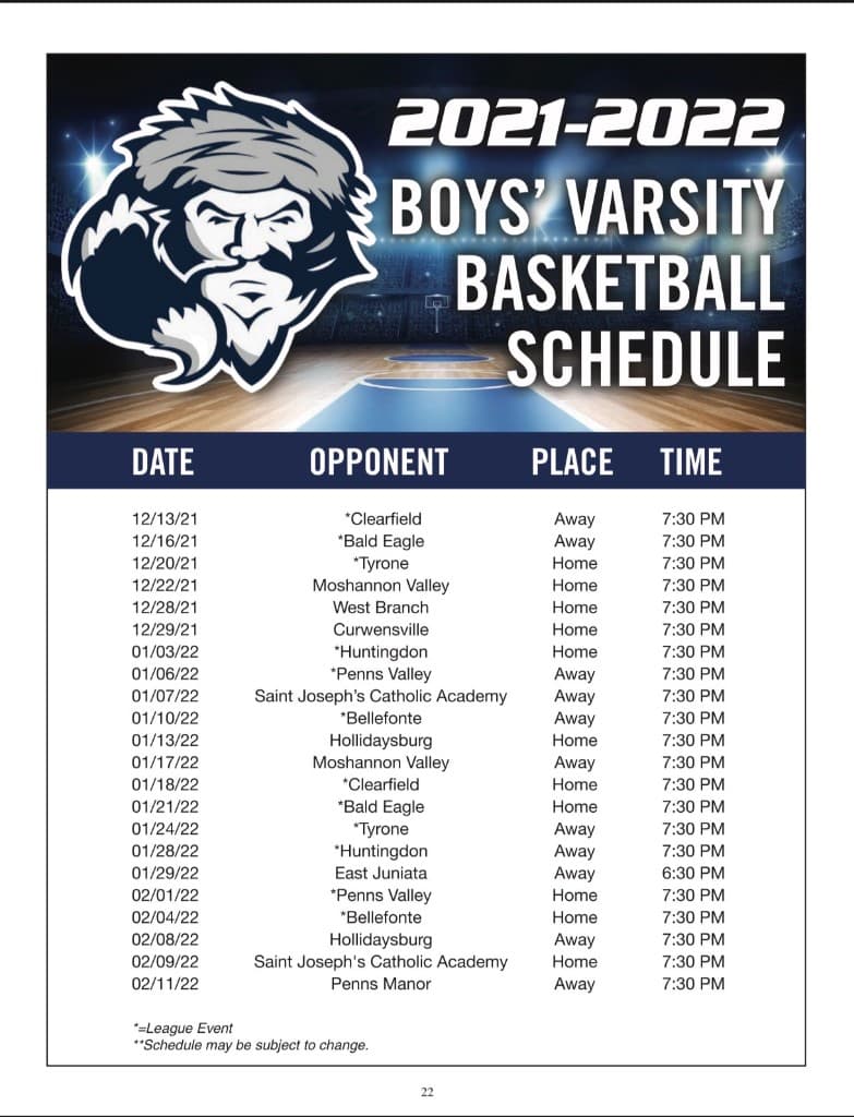 2021-2022 MaxPreps schedule page 1